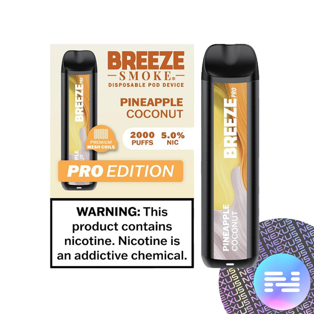 Pineapple Coconut Breeze PRO Disposable Vape 2000 Puffs