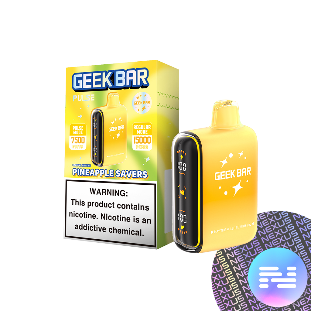 Pineapple Savers Geek Bar Pulse SAVERS Edition Disposable Vape