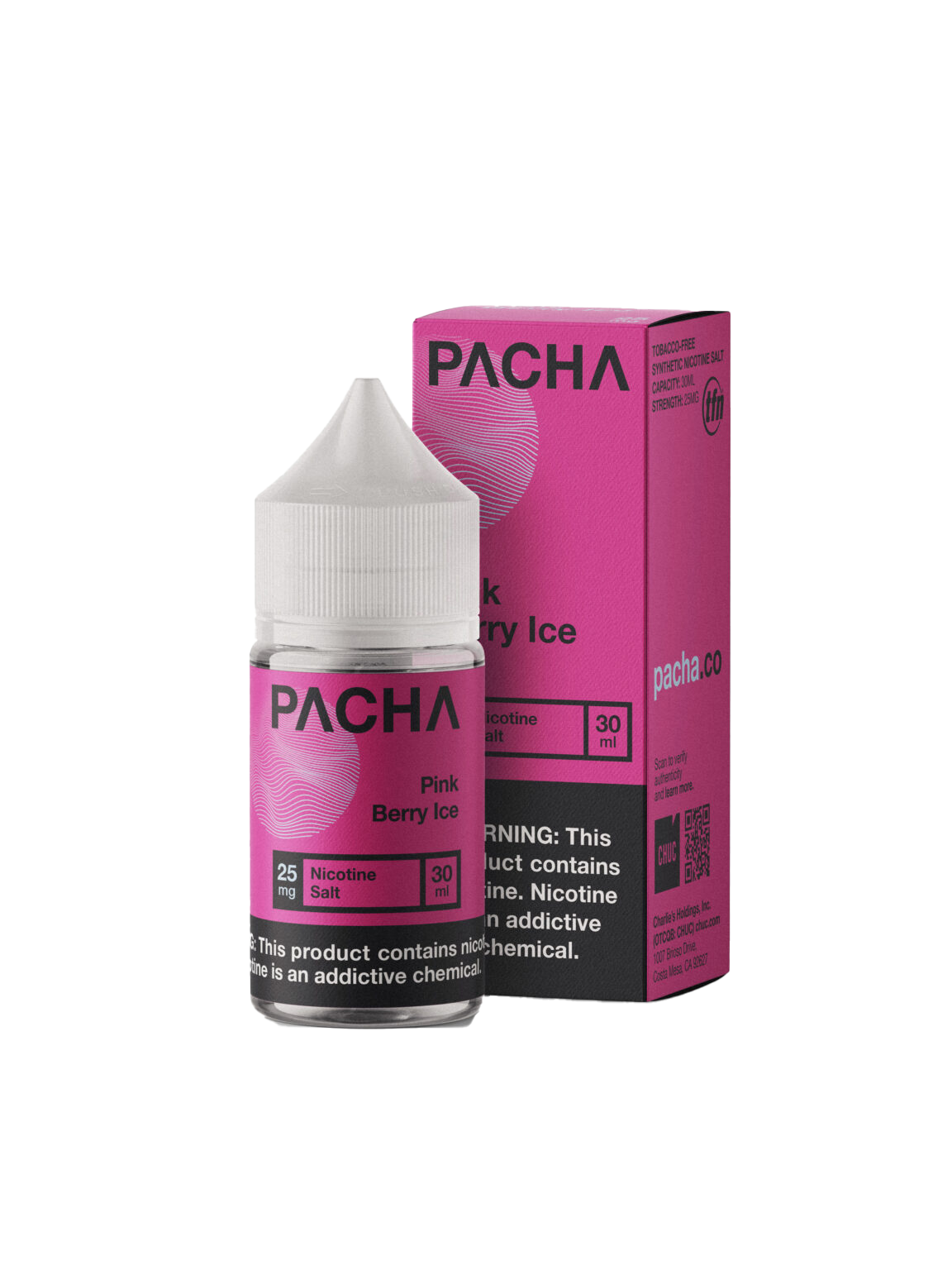 Pacha 30ML E-Liquid Vape Juice - Pink Berry Ice