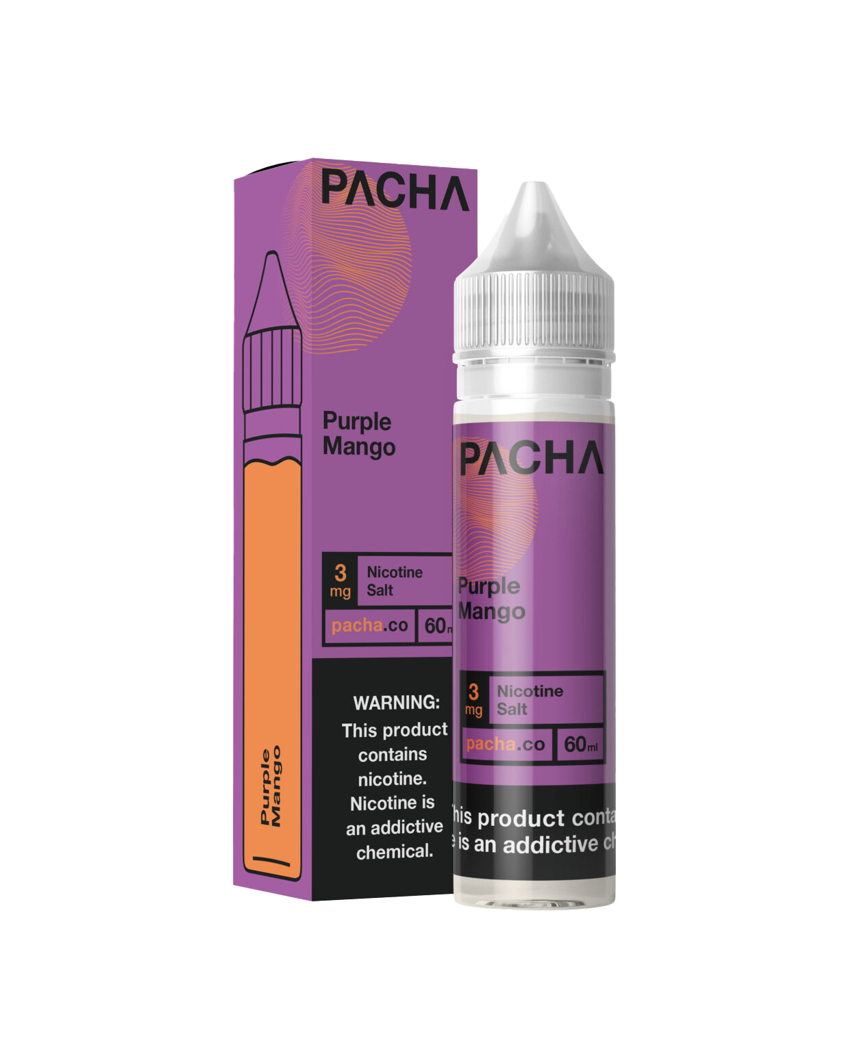 Pacha E-Liquid 60 ML Vape Juice - Purple Mango