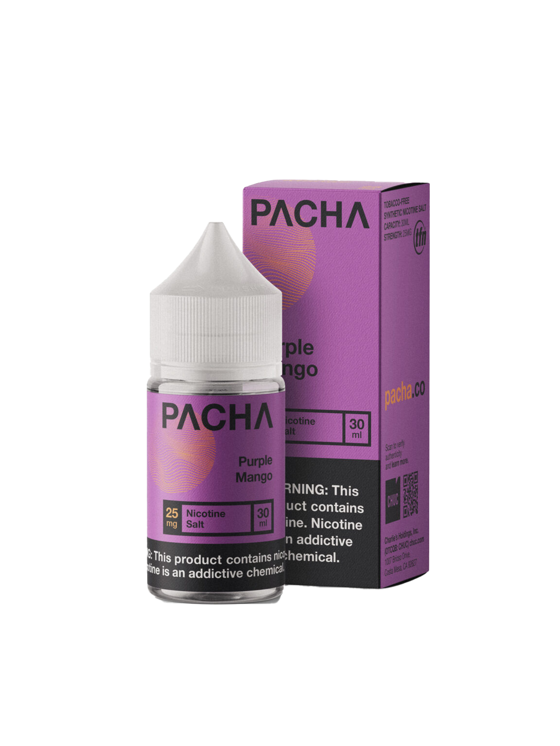 Pacha 30ML E-Liquid Vape Juice - Purple Mango