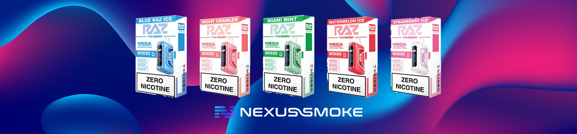 RAZ TN9000 Zero Nicotine Disposable Vape