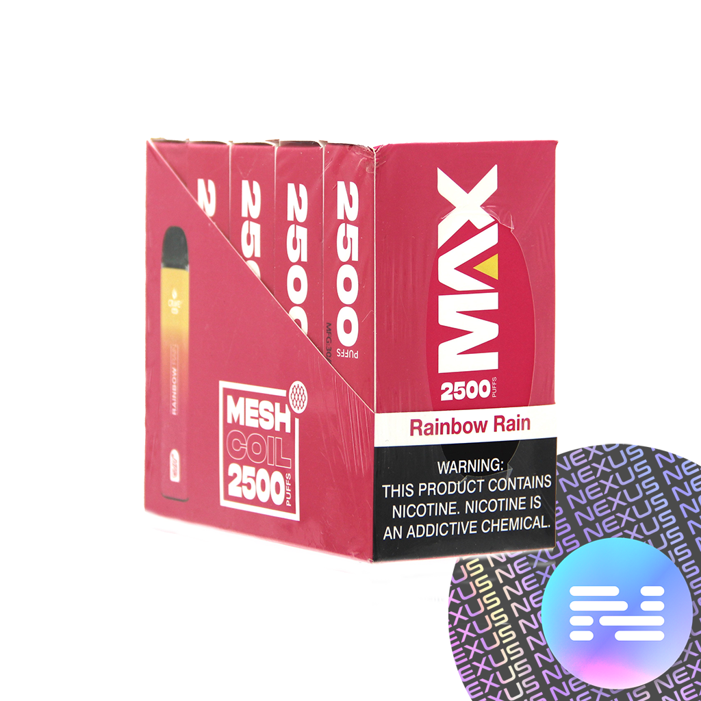 Rainbow Rain CRAVE MAX Disposable Vape 2500 Puff