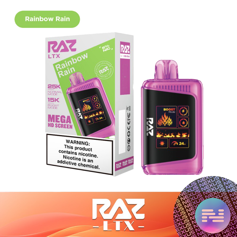 Rainbow Rain RAZ LTX 25000 Disposable Vape