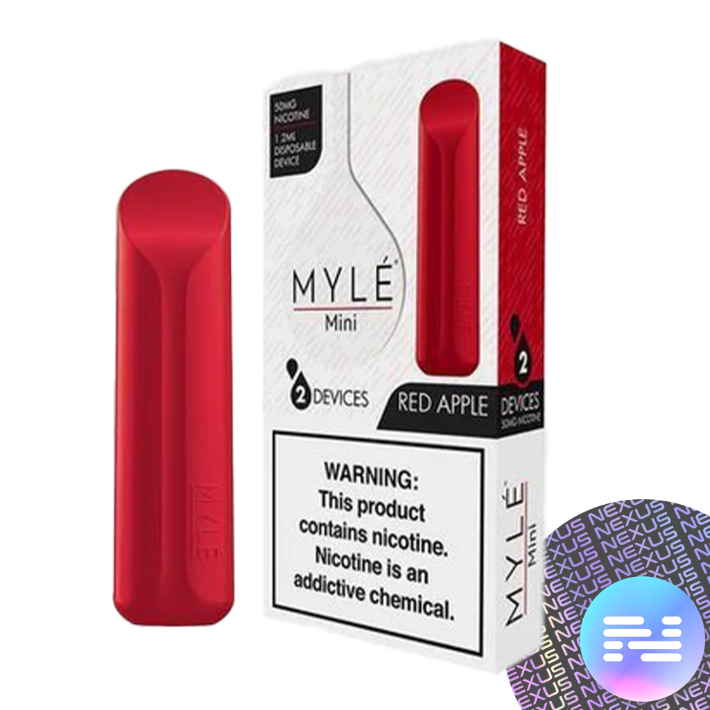 Red Apple MYLE Mini 2 Pack Disposable Vape