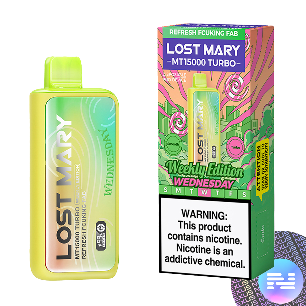 Refreshing FUCKING Fab Lost Mary MT15000 Turbo Disposable Vape