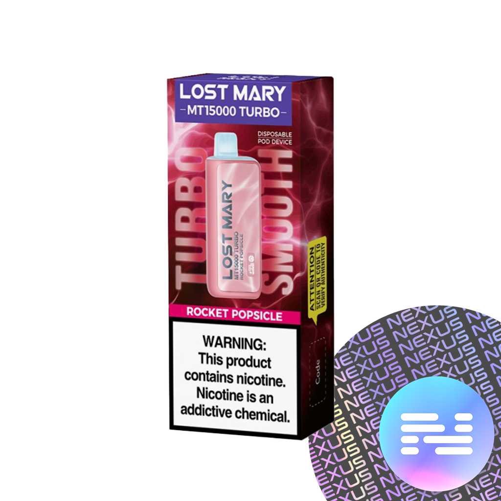 Rocket Popsicle Lost Mary MT15000 Turbo Disposable Vape