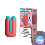 Rose Lychee Nose Knows AT5000 Disposable Vape