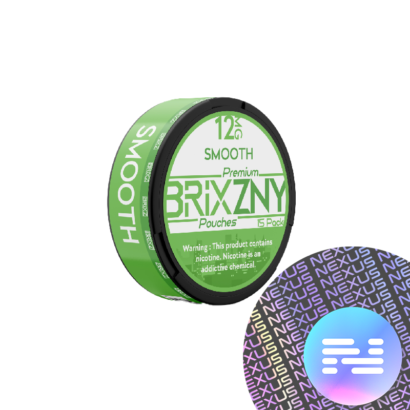 Smooth 12MG BRIXZNY Nicotine Pouches