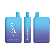 Sili x Urb Disposable Rechargeable Vape 6000 Puffs 5% Nicotine - Smurf Sauce