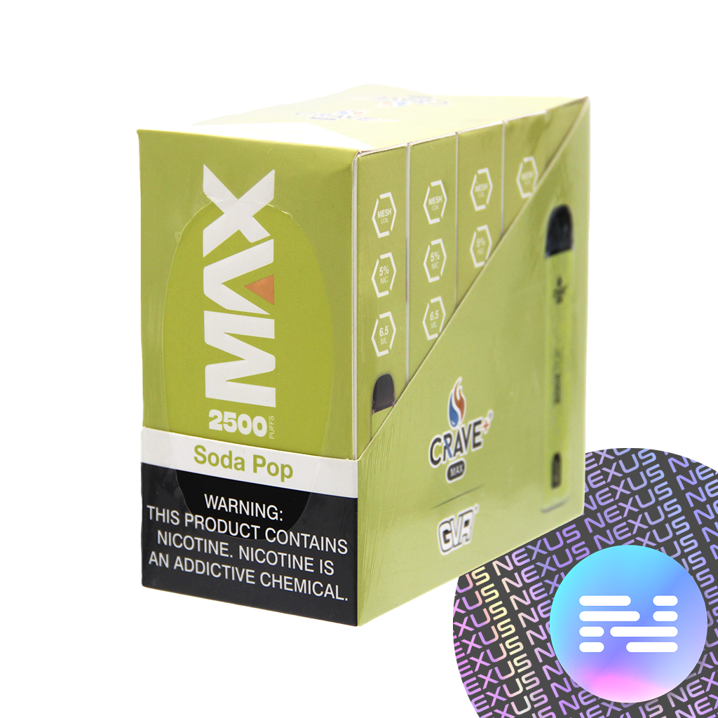 Soda POP CRAVE MAX Disposable Vape 2500 Puff