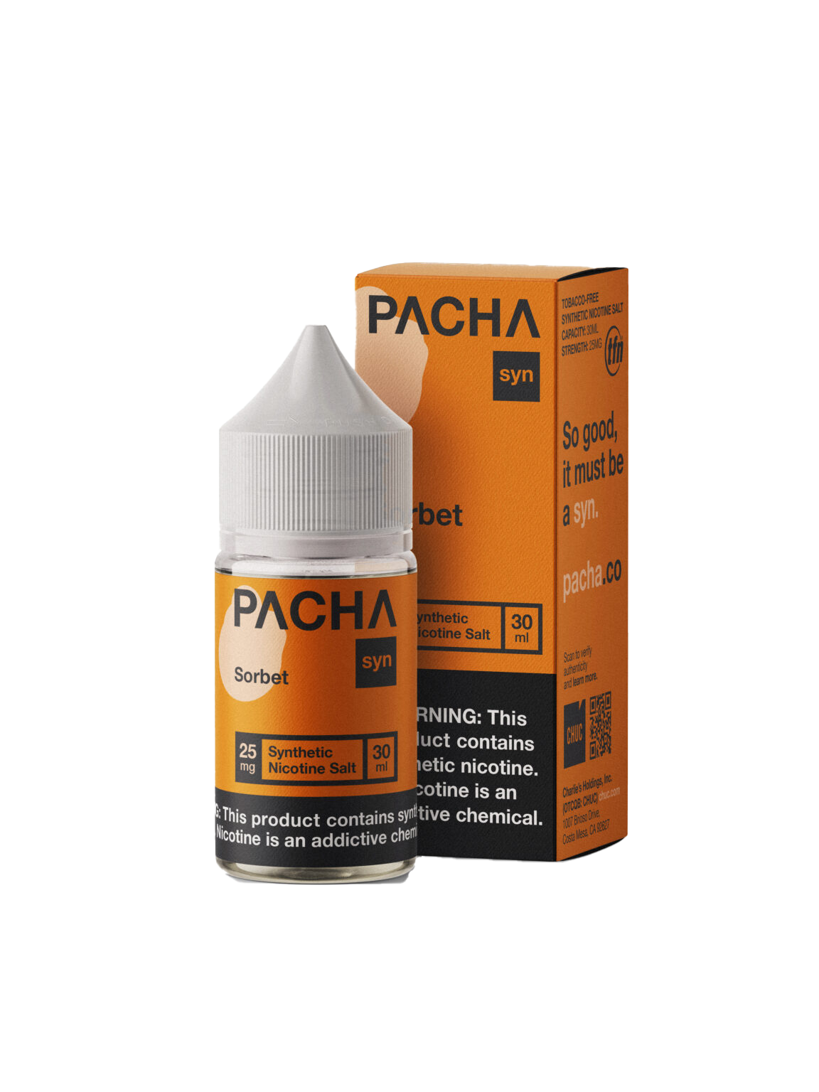 Pacha 30ML E-Liquid Vape Juice - Sorbet