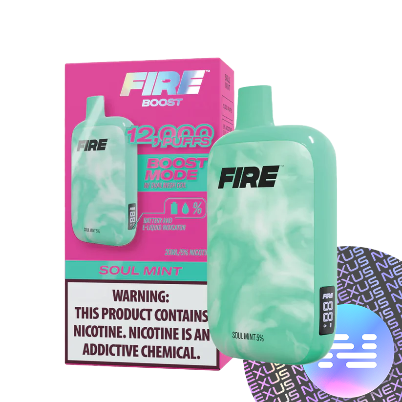 Soul Mint FIRE Boost 12000 Puff Disposable Vape