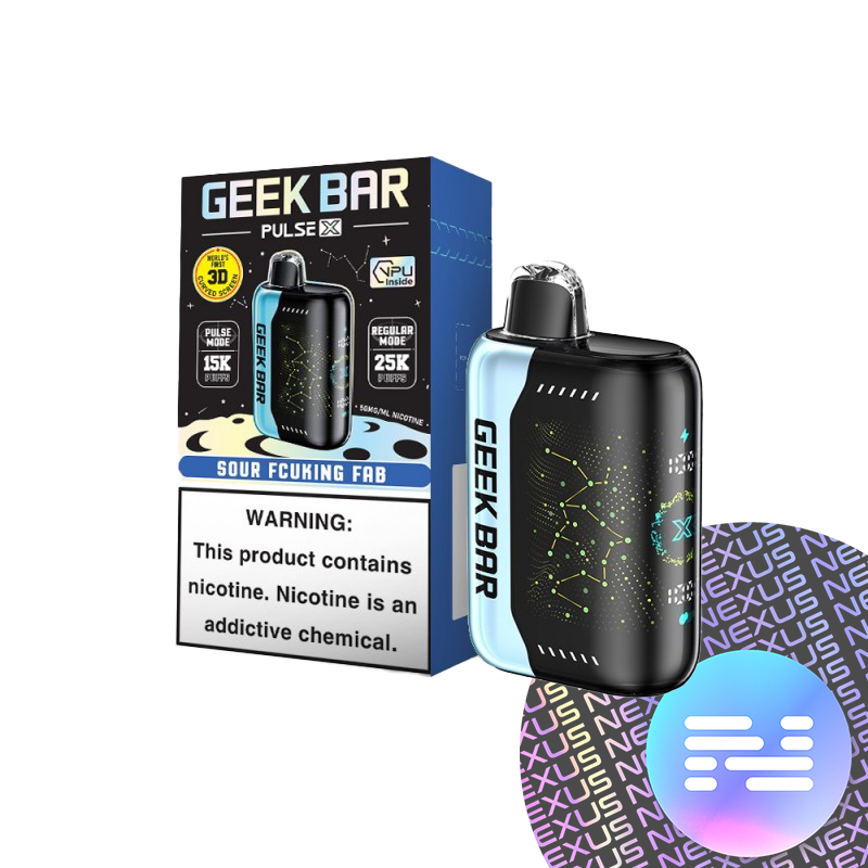 Sour Fucking FAB Geek Bar Pulse X 25000 Disposable Vape