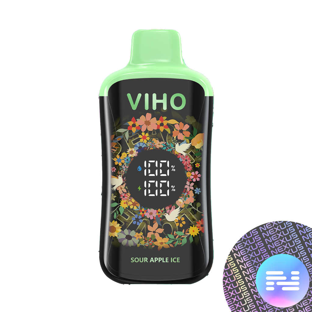 Sour Apple Ice VIHO Supercharge PRO 20000 Disposable Vape