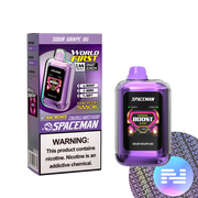 Sour Grape BG Spaceman Nebula 25K Plus Disposable Vape
