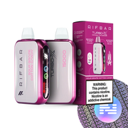 Sour Grape Cotton Candy RifBar Turbo-X Disposable Vape