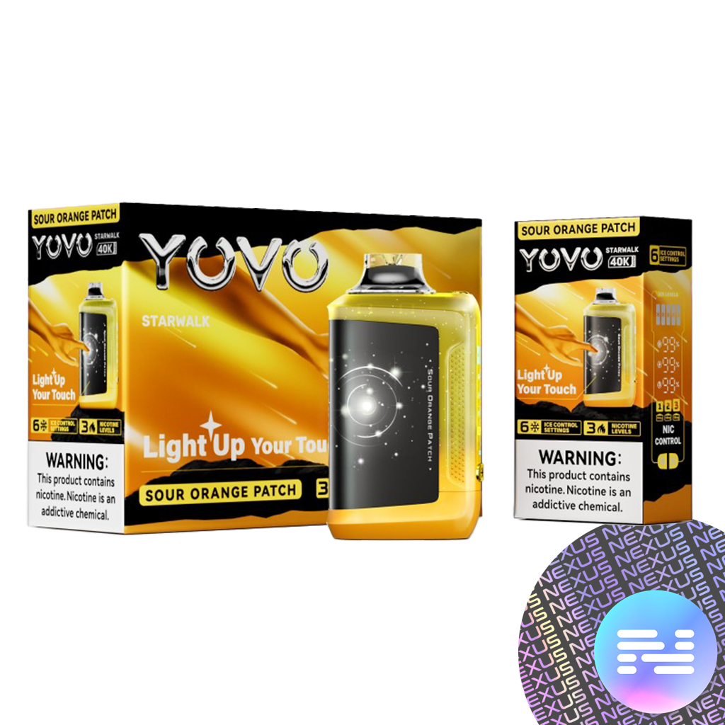 Sour Orange Patch YOVO STARWALK 40000 Disposable Vape