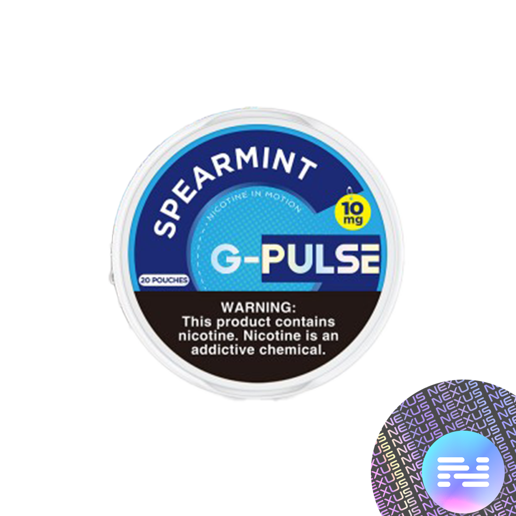 Spearmint G PULSE Nicotine Pouches