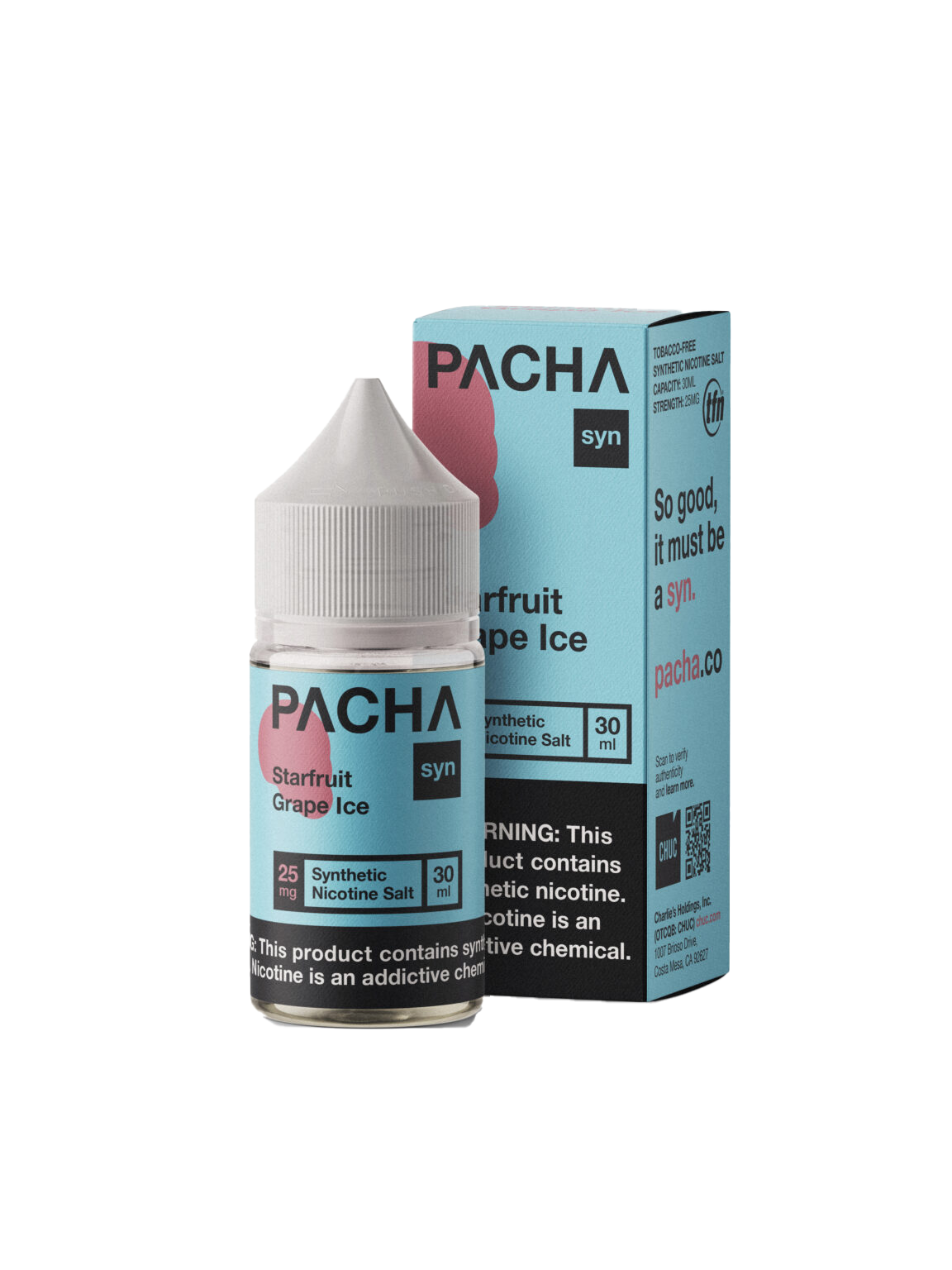 Pacha 30ML E-Liquid Vape Juice - Starfruit Grape Ice