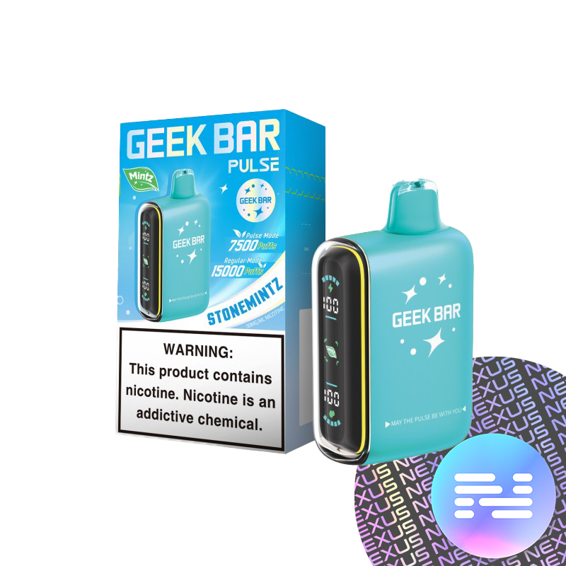 Stonemintz Geek Bar Pulse MINTZ Edition Disposable Vape