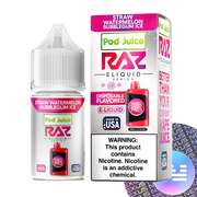 Straw Watermelon Bubblegum Ice RAZ x Pod Juice E-Liquid