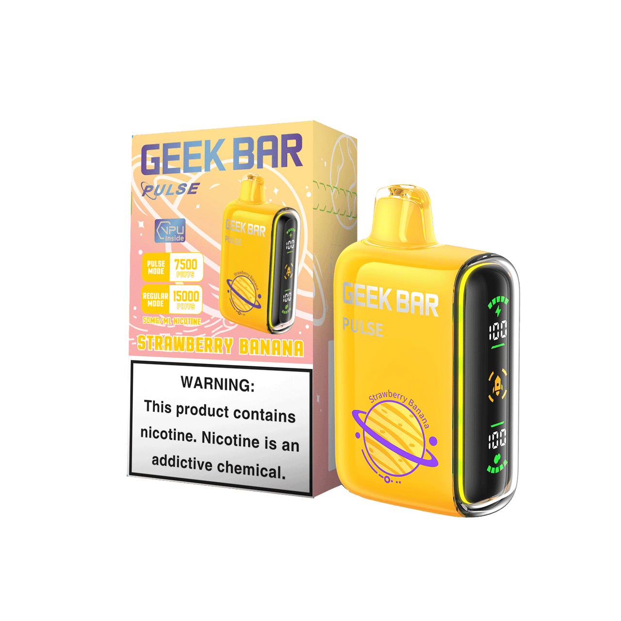 Strawberry Banana Geek Bar Pulse Disposable Vape