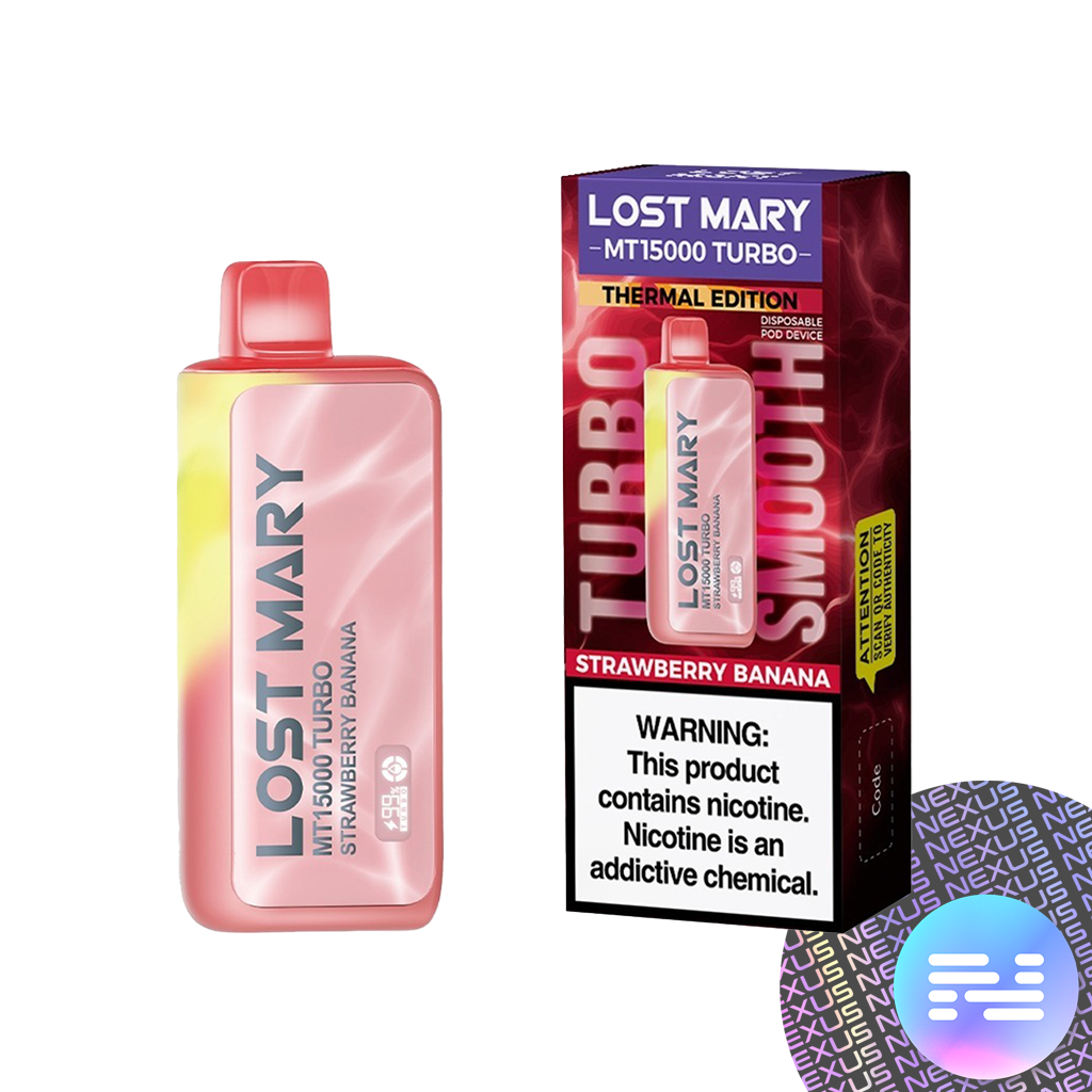 Strawberry Banana Lost Mary MT15000 Turbo Disposable Vape