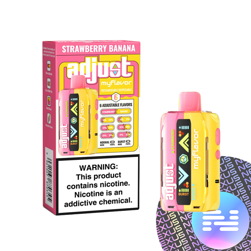 Strawberry Banana Adjust MyFlavor 40000 Disposable Vape