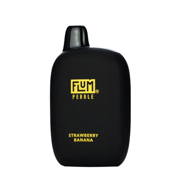 Flum Pebble 6000 Puffs Disposable Rechargeable Vape - Strawberry Banana