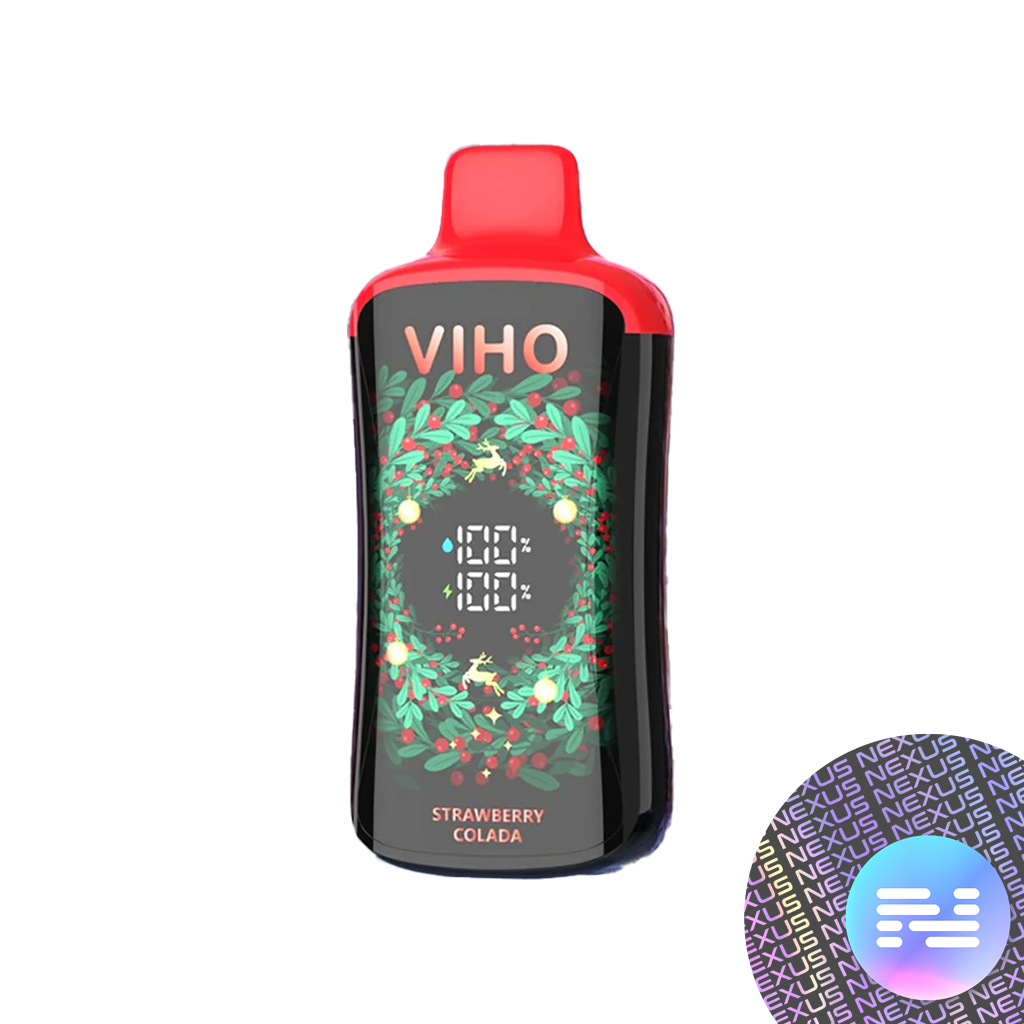 Strawberry Colada VIHO Supercharge PRO Christmas Disposable Vape