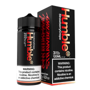 Humble Salt Nicotine E-Liquid 120 ML Vape Juice - Strawberry Crepe