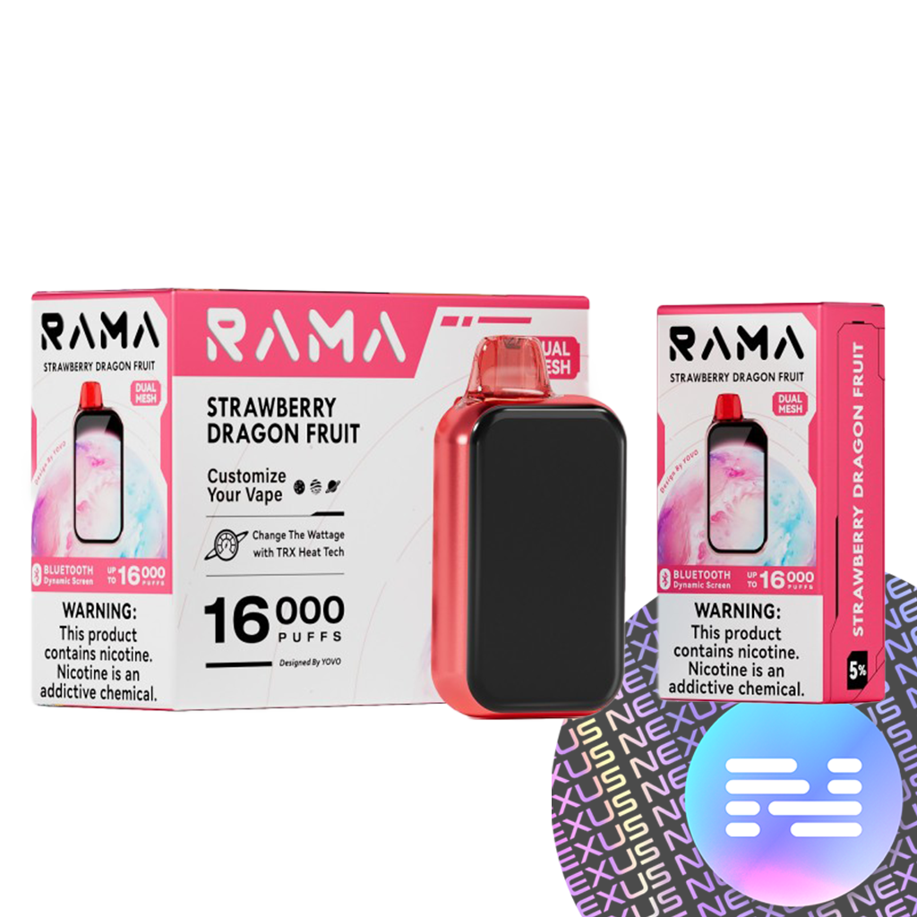 Strawberry Dragon Fruit RAMA Disposable Vape 16000 Puff