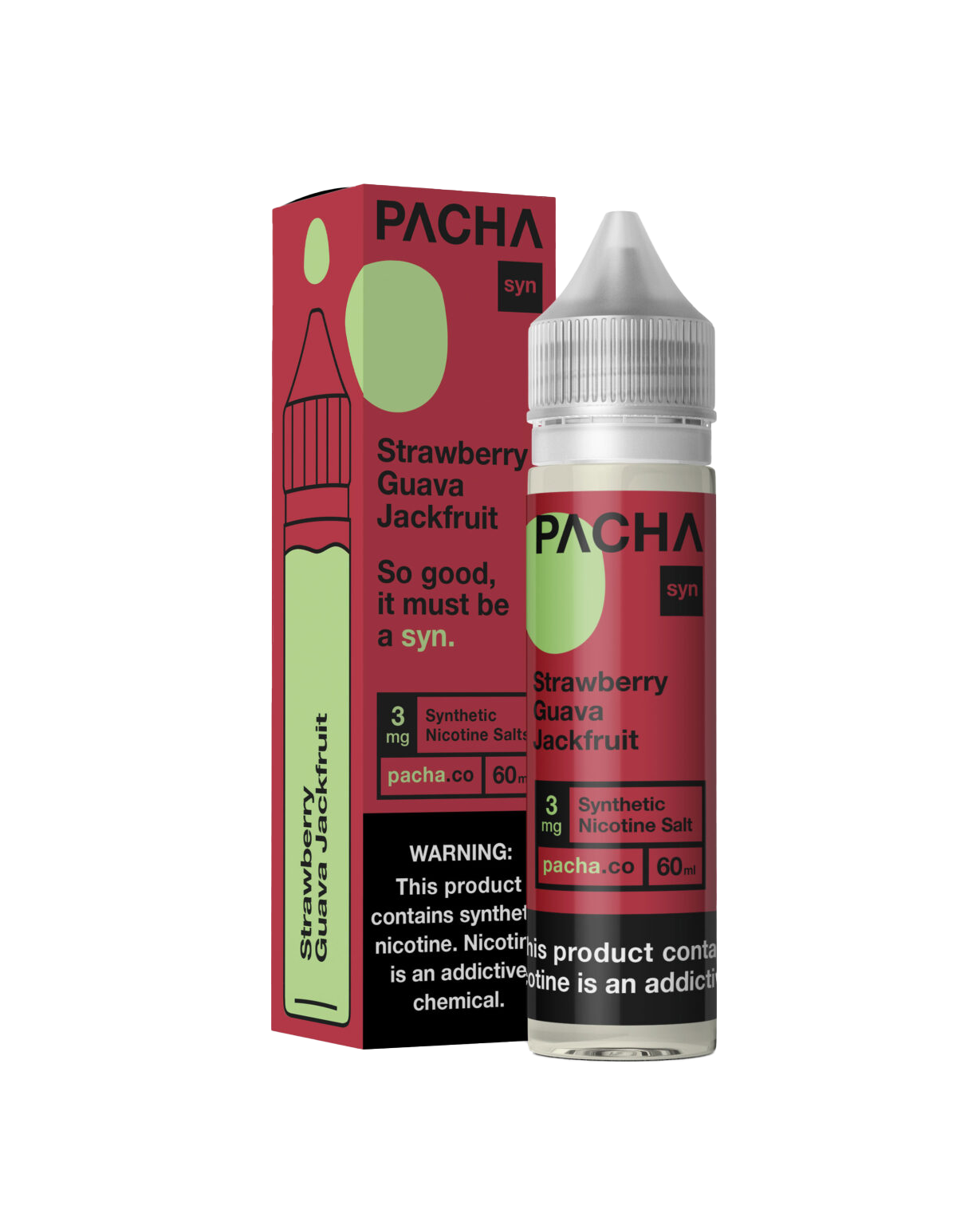 Pacha E-Liquid 60 ML Vape Juice - Strawberry Guava Jackfruit