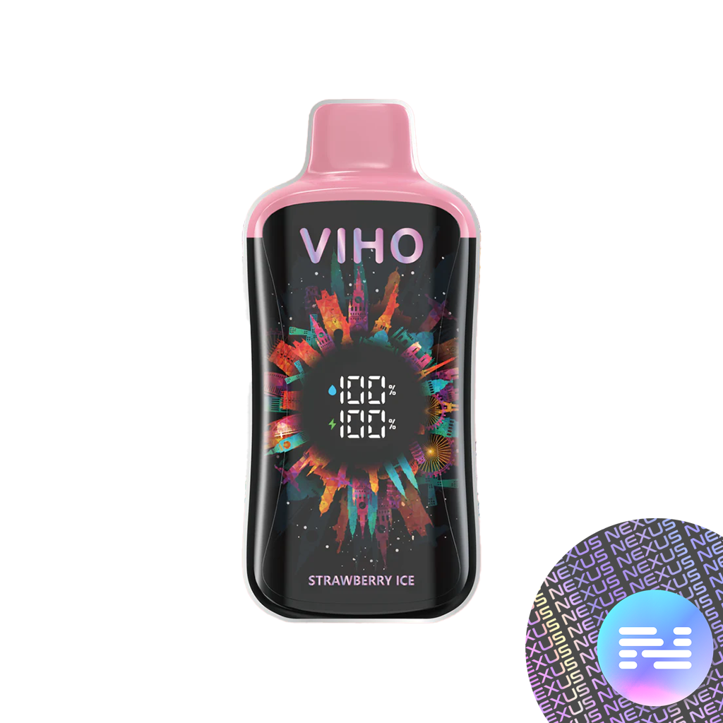 Strawberry Ice VIHO Supercharge PRO 20000 Disposable Vape