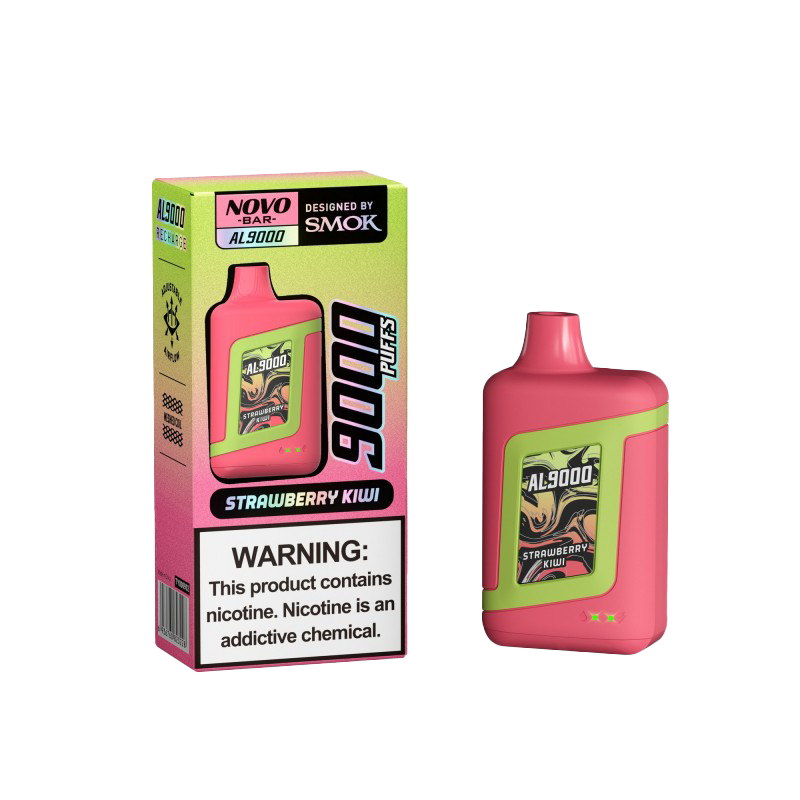 NOVO Bar AL9000 9000 Puffs Disposable Vape - Strawberry Kiwi