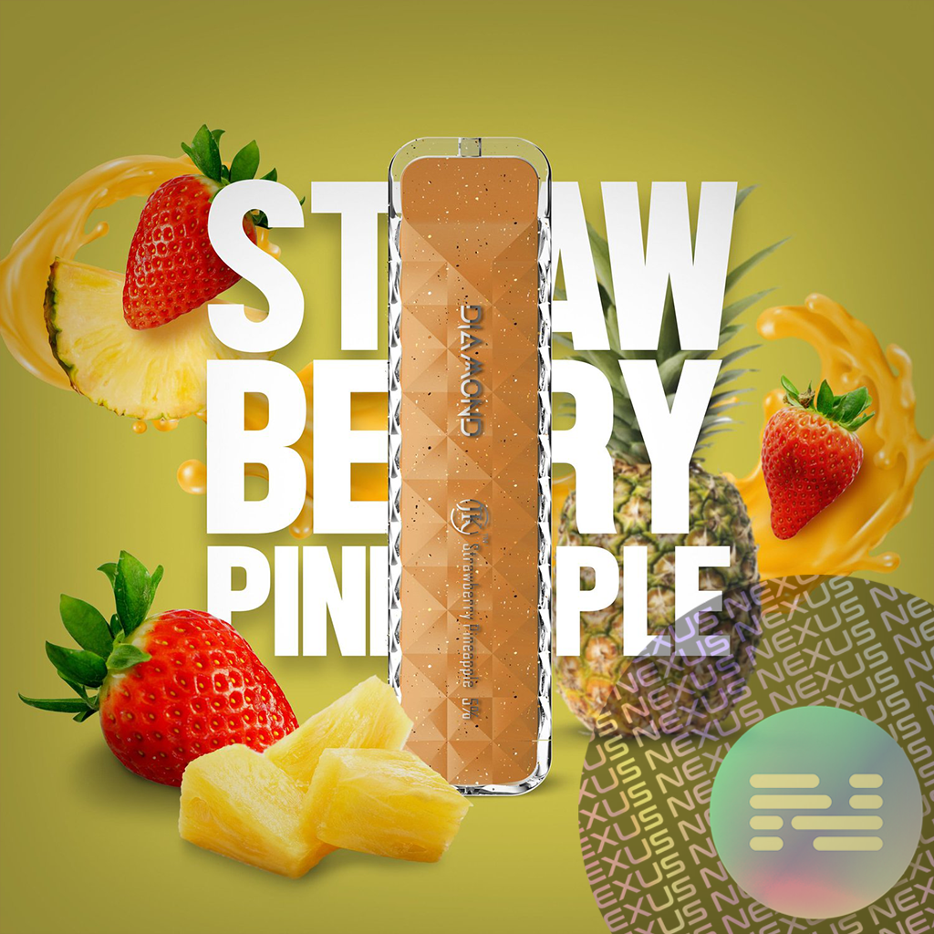 Strawberry Pineapple Air Bar Diamond Disposable Vape 500 Puff