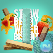 Strawberry Wafer Biscuit Air Bar Diamond Disposable Vape 500 Puff