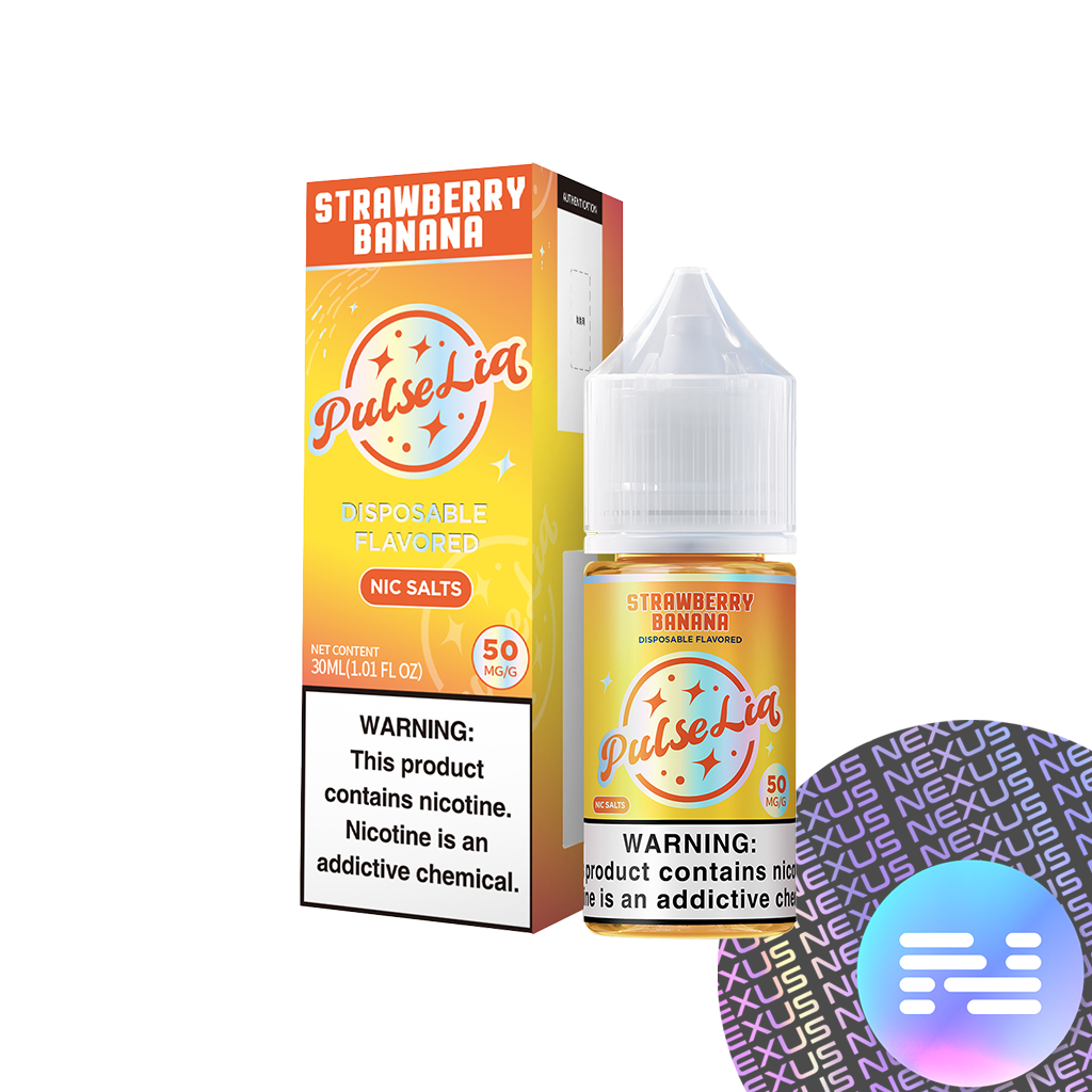 Strawberry Banana PULSE LIQ Salt E-Liquid by GEEK BAR