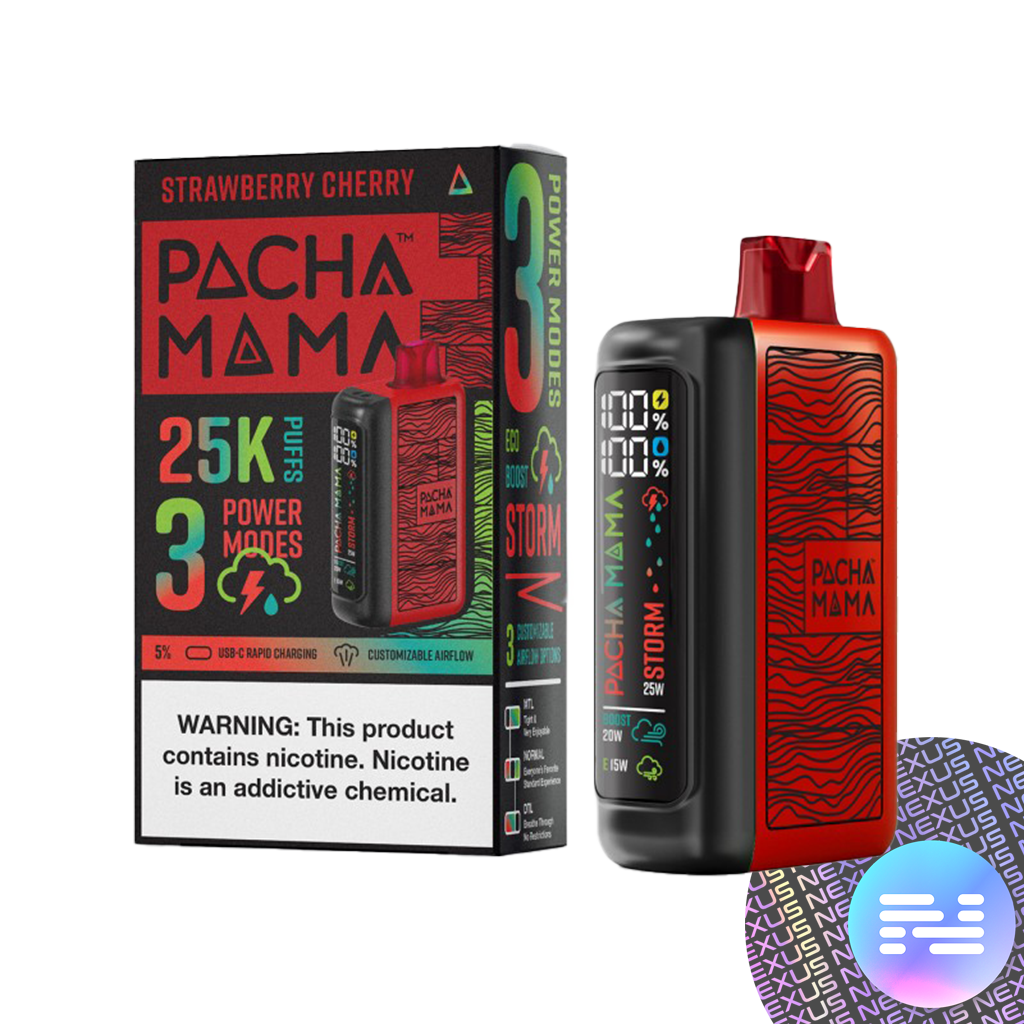 Strawberry Cherry Pachamama 25000 Disposable Vape