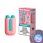 Strawberry Ice Nose Knows AT5000 Disposable Vape