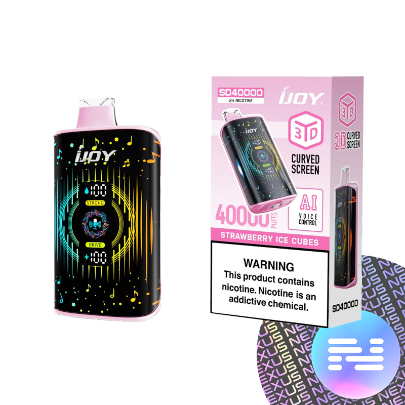 Strawberry Ice Cubes iJOY SD40000 Disposable Vape