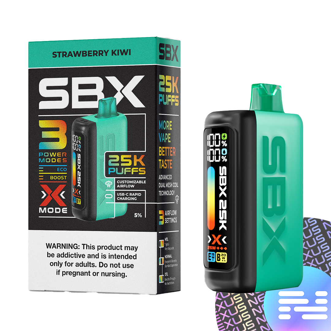 Strawberry Kiwi SBX 25000 Disposable Vape