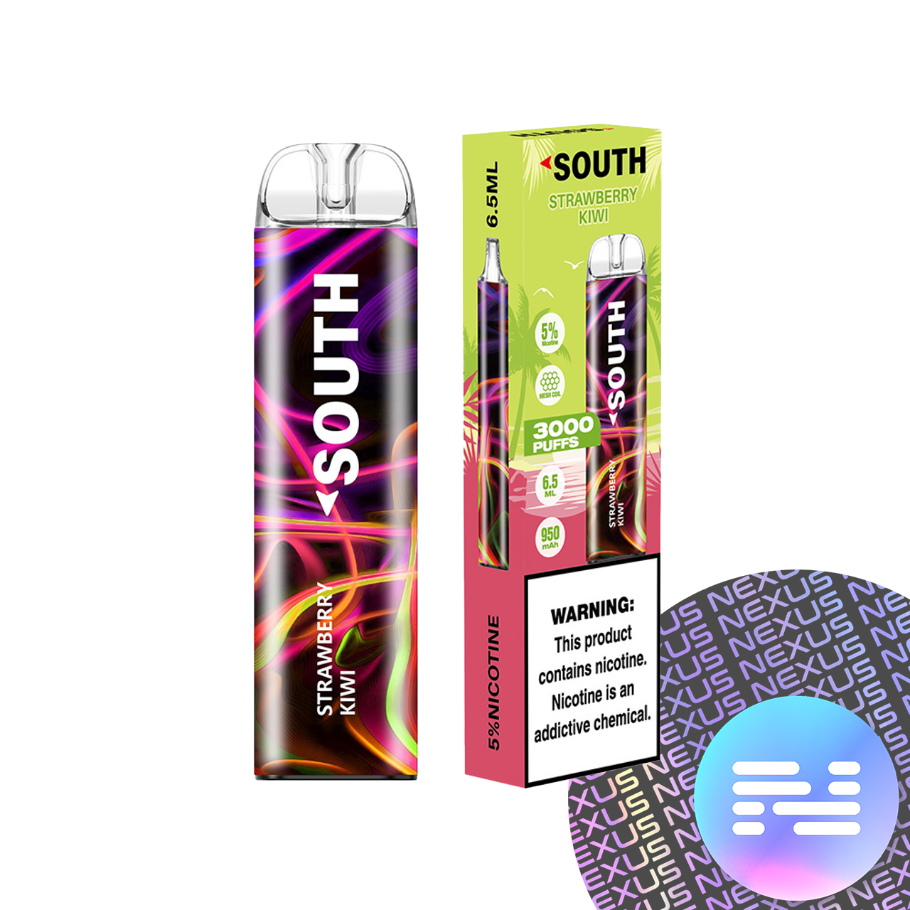 Strawberry Kiwi South 3000 Disposable Vape