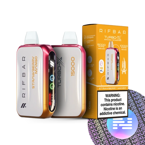 Strawberry Mango RifBar Turbo-X Disposable Vape