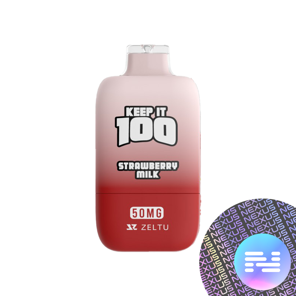 Strawberry Milk Keep It 100 Disposable Vape