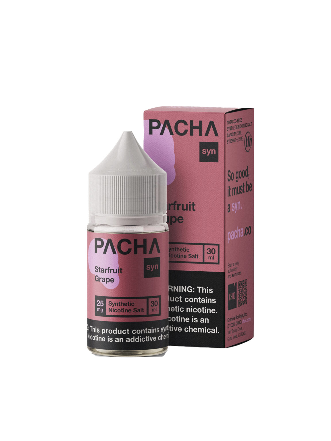 Pacha 30ML E-Liquid Vape Juice - Strawfruit Grape