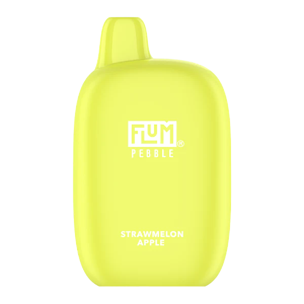 Flum Pebble 6000 Puffs Disposable Rechargeable Vape - Strawmelon Apple