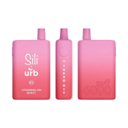 Sili x Urb Disposable Rechargeable Vape 6000 Puffs 5% Nicotine - Strawmelon Burst