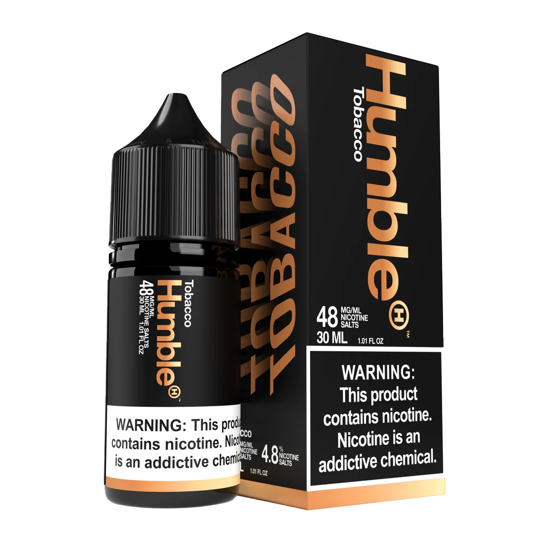 Humble Salt Nicotine E-Liquid 30 ML Vape Juice - Tobacco